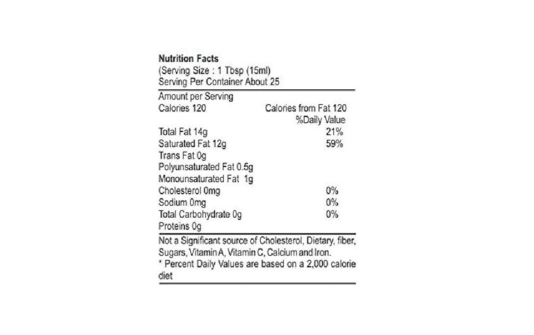 Farm Naturelle Organic & Virgin Cold Pressed Coconut Oil   Plastic Bottle  415 millilitre